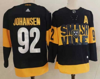 Men's NHL Nashville Predators Ryan Johansen 2022 Smashville Adidas Jersey
