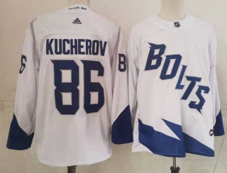 Men's NHL Tampa Bay Lightning Nikita Kucherov Bolts Adidas Jersey