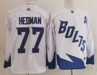 Men's NHL Tampa Bay Lightning Victor Hedman Bolts Adidas Jersey