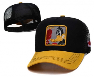 Wholesale Looney Tunes Daffy Duck Trucker Snapback Hats 8009