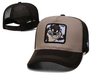 Wholesale Looney Tunes Tasmanian Devil Trucker Snapback Hats 8014