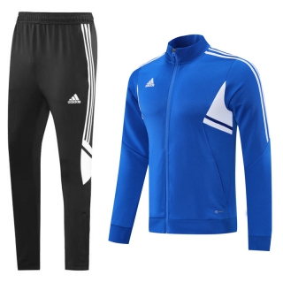 Men's Adidas Athletic Full Zip Jacket Sweatsuits Blue (2)