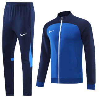 Men's Nike Athletic Full Zip Jacket Sweatsuits Blue