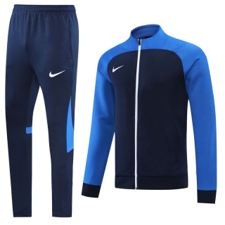 Men's Nike Athletic Full Zip Jacket Sweatsuits Royal Blue