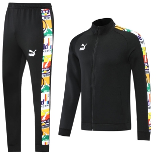 Men's Puma Athletic Full Zip Jacket Sweatsuits Black