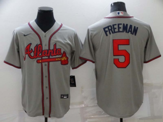 Men's MLB Atlanta Braves Freddie Freeman #5 Jerseys (5)
