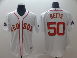 Men's MLB Boston Red Sox Mookie Betts #50 Jerseys (2)