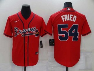 Men's MLB Atlanta Braves Max Fried #54 Nike Jerseys (1)