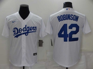 Men's MLB Los Angeles Dodgers Jackie Robinson #42 Jerseys (1)