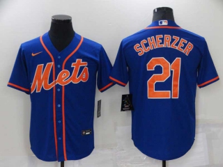 Men's MLB New York Mets Max Scherzer #21 Nike Jerseys (1)