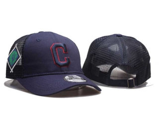 Wholesale MLB Cleveland Indians 9TWENTY Mesh Adjustable Hats 5002