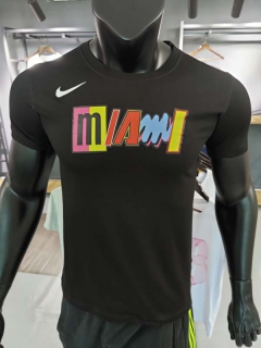 Men's NBA Miami Heat 2022 Black T-Shirts