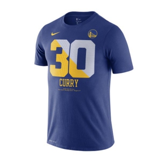 Men's NBA Golden State Warriors Stephen Curry 2022 Blue T-Shirts (10)