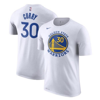 Men's NBA Golden State Warriors Stephen Curry 2022 White T-Shirts (12)