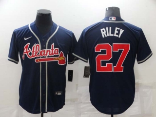 Men's MLB Atlanta Braves Austin Riley #27 Jerseys (3)