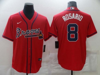 Men's MLB Atlanta Braves Eddie Rosario #8 Jerseys (2)