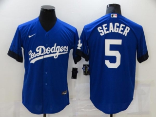 Men's MLB Los Angeles Dodgers Corey Seager #5 Jersey (7)
