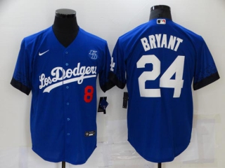 Men's MLB Los Angeles Dodgers Kobe Bryant #24 Jersey (14)