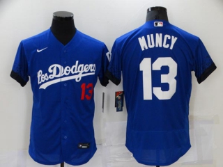Men's MLB Los Angeles Dodgers Max Muncy #13 Flex Base Jersey (2)