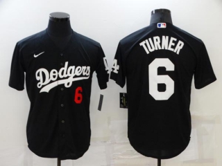 Men's MLB Los Angeles Dodgers Trea Turner #6 Jersey (4)