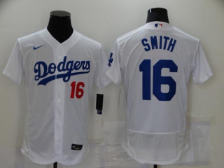 Men's MLB Los Angeles Dodgers Will Smith #16 Flex Base Jersey (1)
