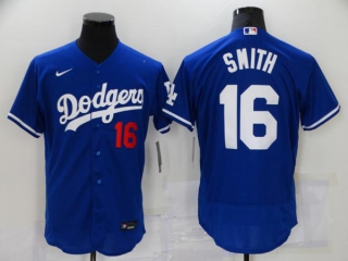 Men's MLB Los Angeles Dodgers Will Smith #16 Flex Base Jersey (2)