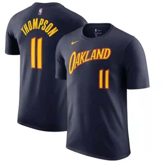 Men's NBA Golden State Warriors Klay Thompson 2022 Navy T-Shirts (5)