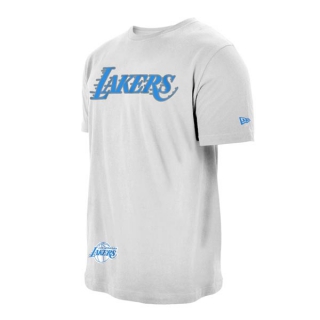 Men's NBA Los Angeles Lakers 2022 White T-Shirts (13)