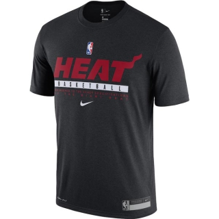 Men's NBA Miami Heat 2022 Black T-Shirts (2)