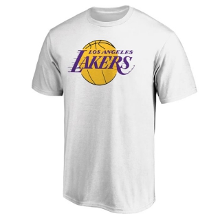 Men's NBA Los Angeles Lakers 2022 White T-Shirts (25)