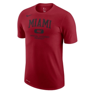 Men's NBA Miami Heat 2022 Red T-Shirts (6)