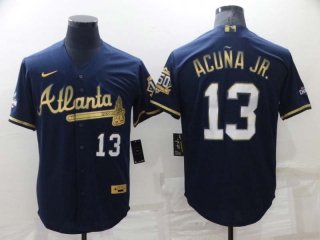 Men's MLB Atlanta Braves Ronald Acuna Jr. #13 Nike Jerseys (10)