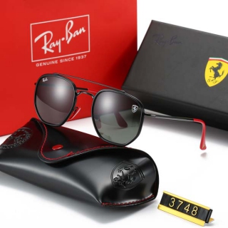 Ray-Ban 3748 Scuderia Ferrari Collection Square Sunglasses AAA (2)
