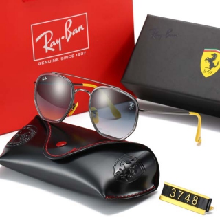 Ray-Ban 3748 Scuderia Ferrari Collection Square Sunglasses AAA (6)
