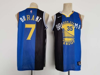 Men's NBA Brooklyn Nets X Warriors X Thunder Kevin Durant Nike Jerseys (21)