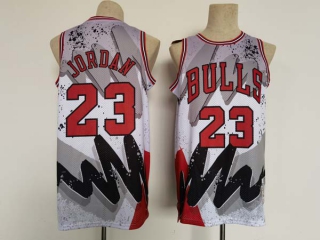 Men's NBA Chicago Bulls Michael Jordan Hip Hop Edition Jersey (40)