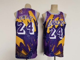 Men's NBA Los Angeles Lakers Kobe Bryant Hip Hop Edition Jersey (61)