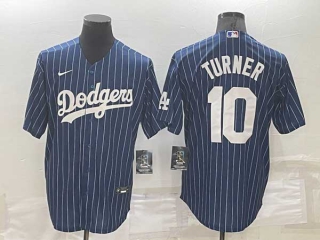 Men's MLB Los Angeles Dodgers Justin Turner #10 Retro Jersey (8)
