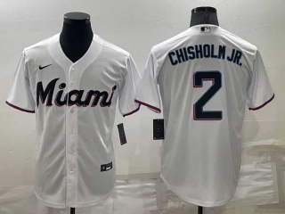 Men's MLB Miami Marlins Jazz Chisholm Jr. Nike Jersey (3)