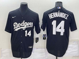 Men's MLB Los Angeles Dodgers Enrique Hernández #14 Jerseys (3)