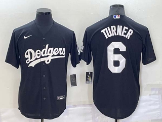 Men's MLB Los Angeles Dodgers Trea Turner #6 Jersey (6)