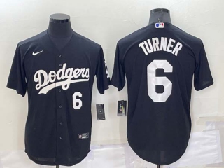 Men's MLB Los Angeles Dodgers Trea Turner #6 Jersey (7)