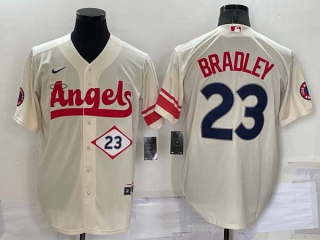 Men's MLB Los Angeles Angels Archie Bradley #23 Jerseys (4)