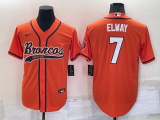 Men's NFL Denver Broncos John Elway X MLB Baseball Nike Jersey (12)