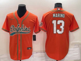 Men's NFL Miami Dolphins Dan Marino X MLB Baseball Nike Jersey (28)