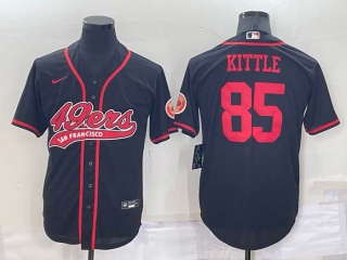 Men's NFL San Francisco 49ers George Kittle X MLB Baseball Nike Jersey (19)