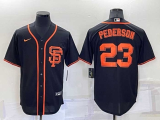 Men's MLB San Francisco Giants Joc Pederson #23 Cool Base Nike Jersey (1)