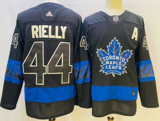 Men's NHL Toronto Maple Leafs #44 Morgan Rielly Black X Drew House Inside Out Stitched Jersey