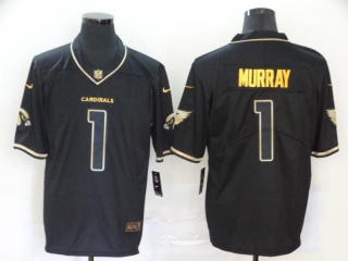 Men's NFL Arizona Cardinals #1 Kyler Murray Nike Retro Black Gold Jersey (27)