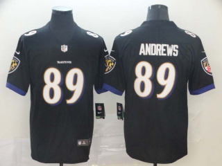 Men's NFL Baltimore Ravens #89 Mark Andrews Nike Black Jersey (8)